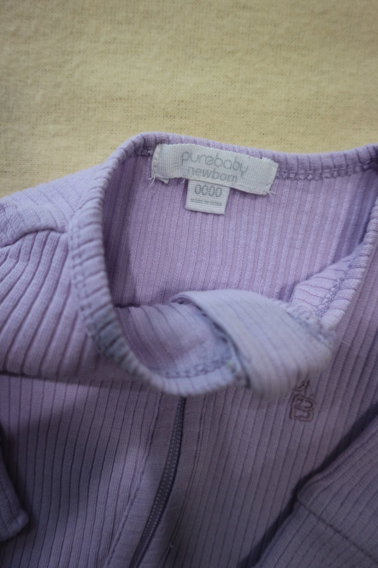 Purebaby Jumpsuit, Lilac, 0000