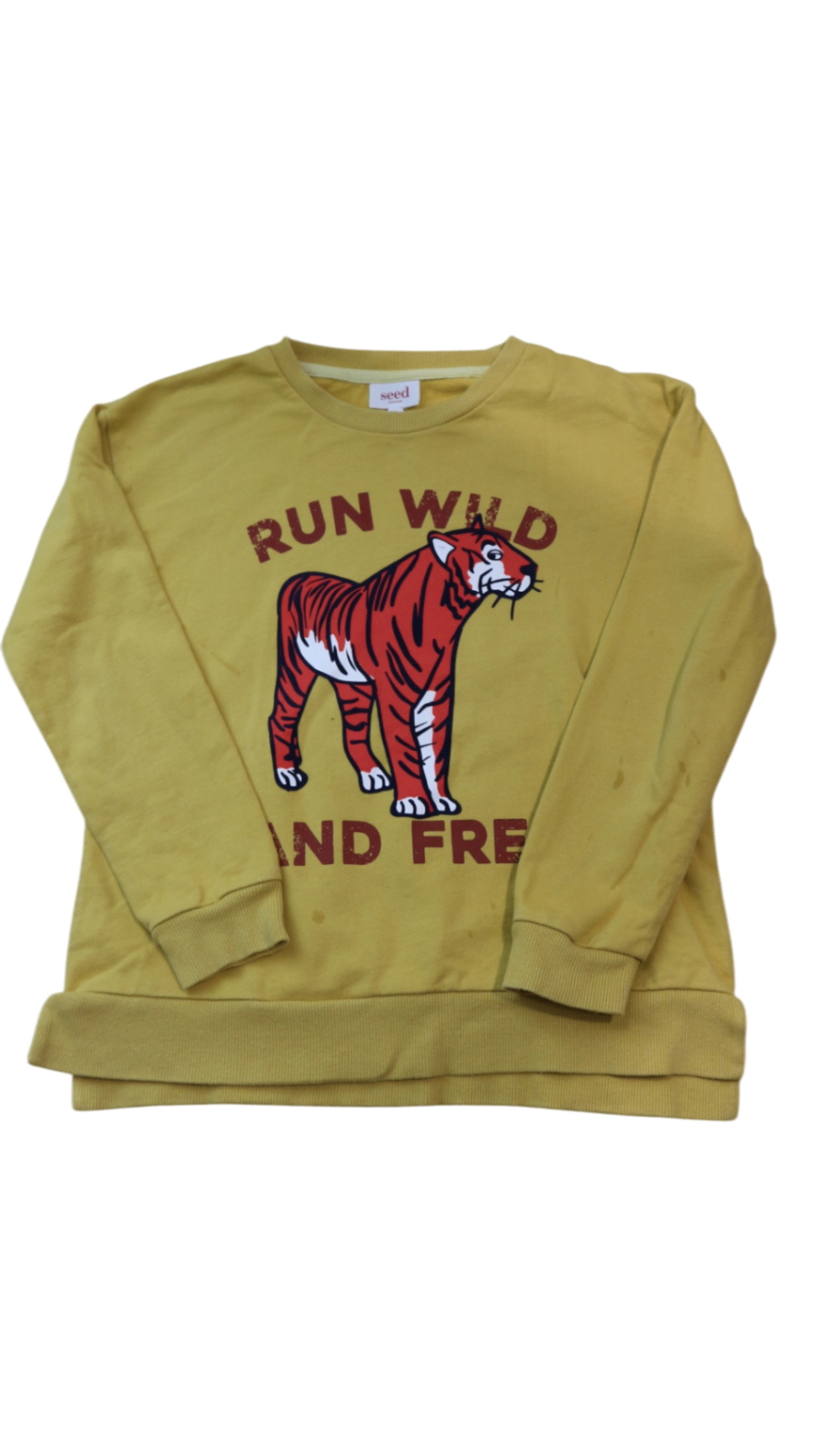 Seed Heritage Jumper, Mustard Yellow, 8