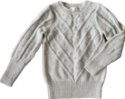 Seed Knitted Jumper, Cream/Off-white, 5