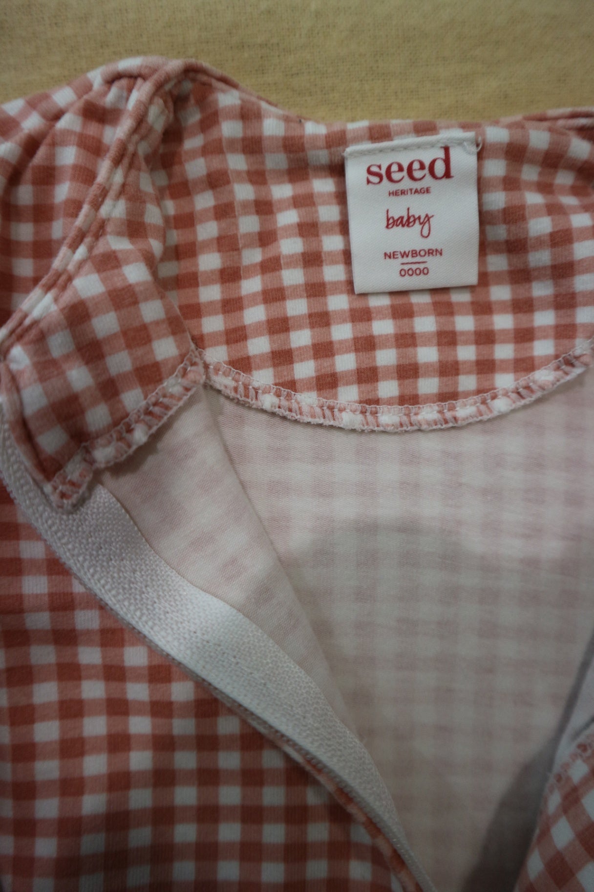 Seed Heritage Jumpsuit, Pink and White, 0000