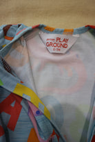 Gorman Playground Boilersuit, Light blue with multicoloured print, 000
