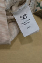 Goldie + Ace Jumper, Cream with multi-colour dinosaur print, 0