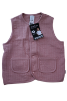 Bonds Sleeveless Jacket, Dusty pink, 2