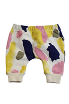 Minti Pants, Cream, yellow, pink, navy, 000
