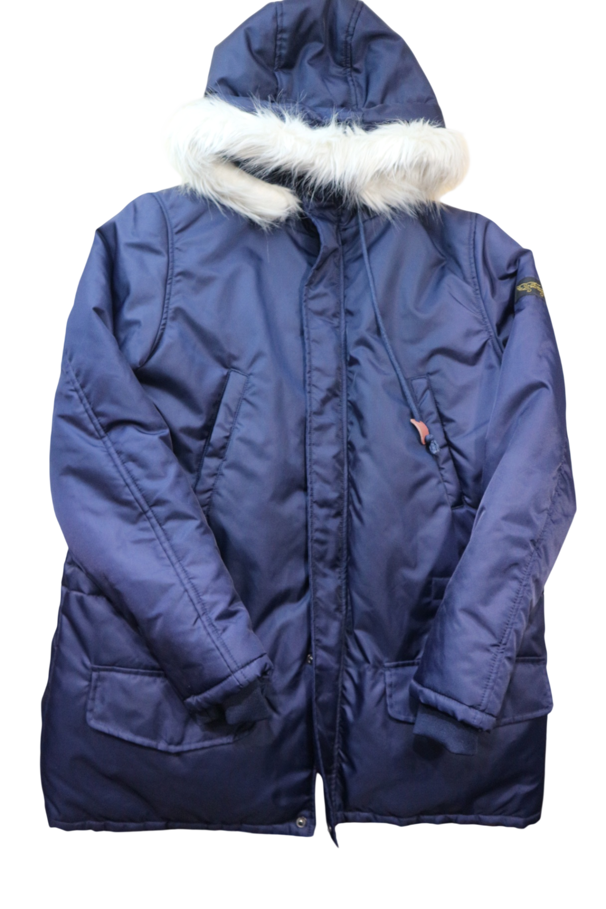 Finger in the Nose Parka, Navy Blue, 14/15