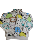 H&M x Squishmallows Zip-Up Jumper, Cream, multicoloured, 6
