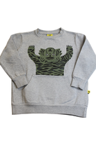 Band of Boys Jumper, Grey, green tiger, 6