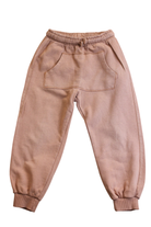 Zara Trackpants, faded red, 4