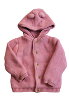 M&S Knit Jacket, Pink, 2