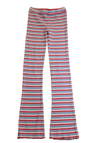 Milky Flared Leggings, Multi stripe, 12