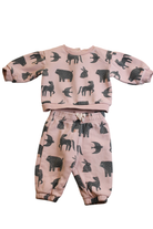 Country Road Tracksuit Set, Pink and black, 0