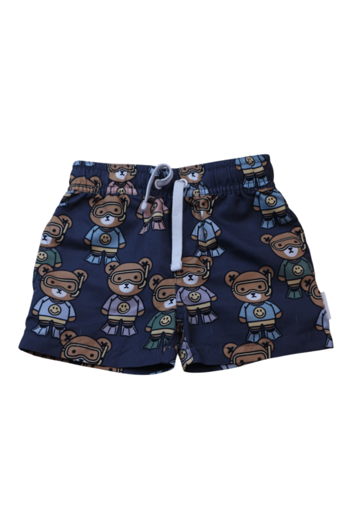 HUX Swim Shorts, grey with swim bears, 1