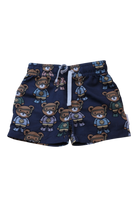 HUX Swim Shorts, grey with swim bears, 1