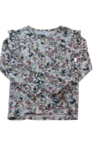 Milky Long-Sleeve T-Shirt, floral print, 8