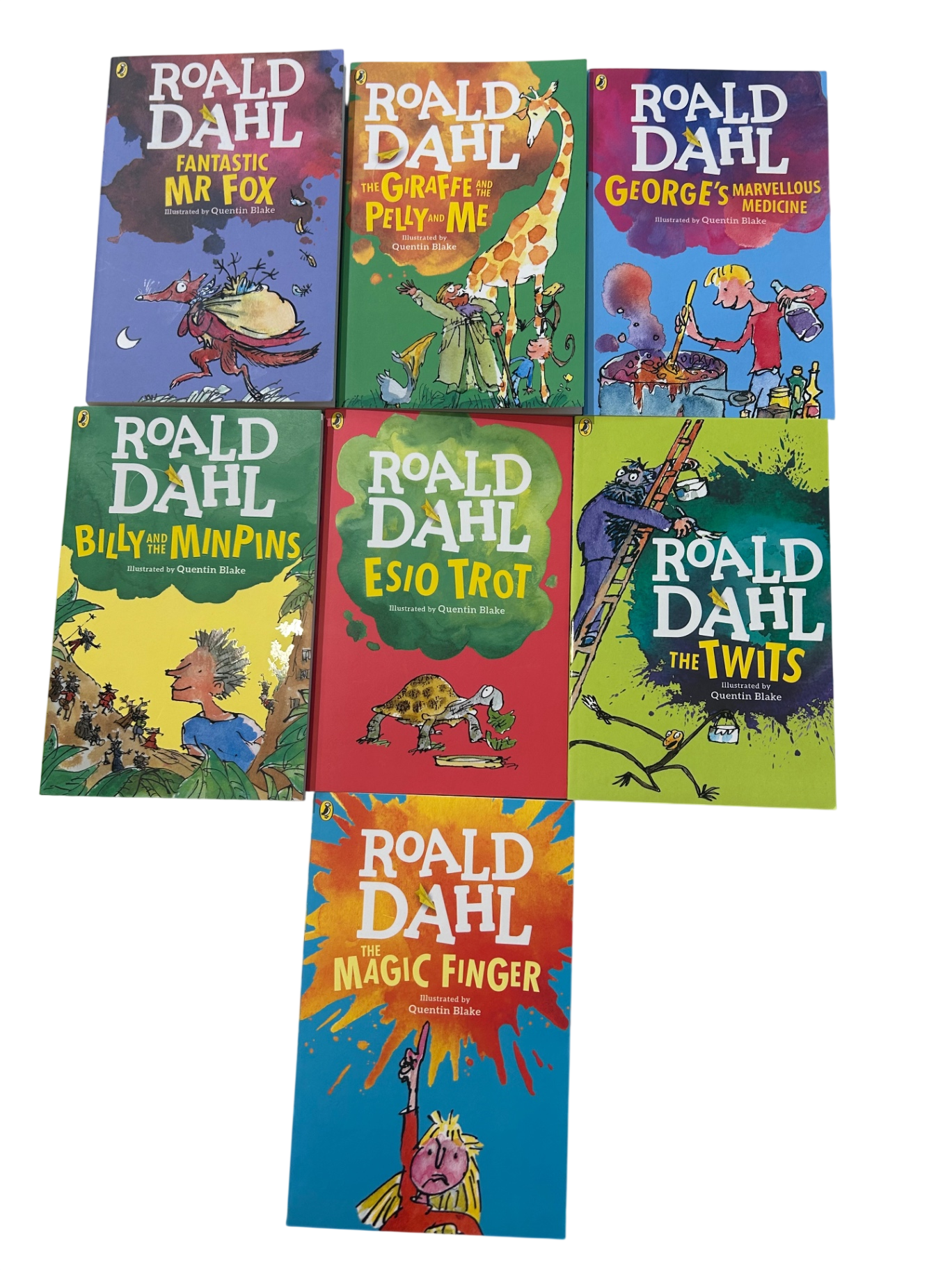 Roald Dahl Book 7 pack , Multicolour, One size