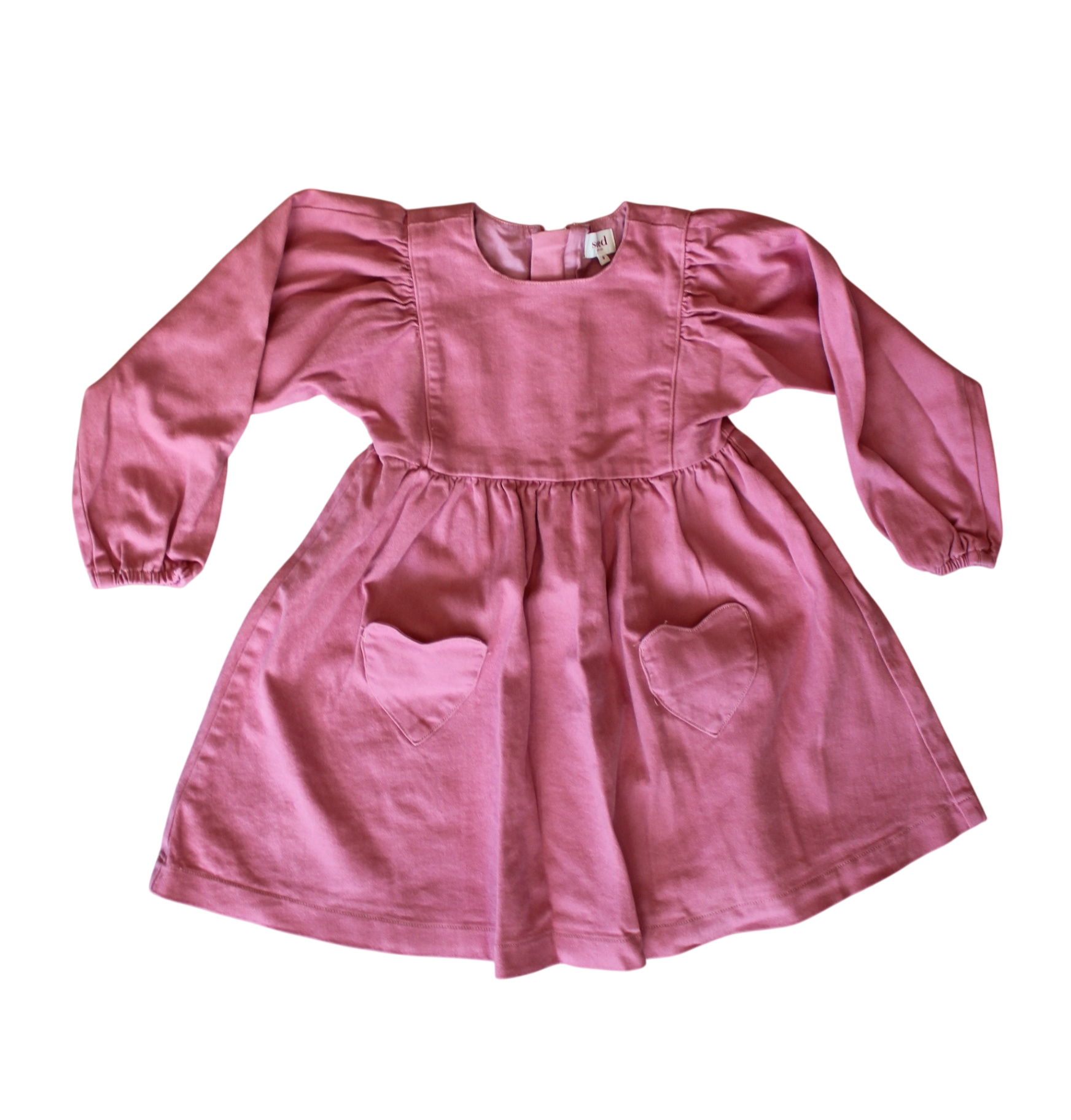 Seed Dress, Pink denim, 6