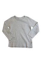 Purebaby Long-Sleeve T-Shirt, grey marle, 3