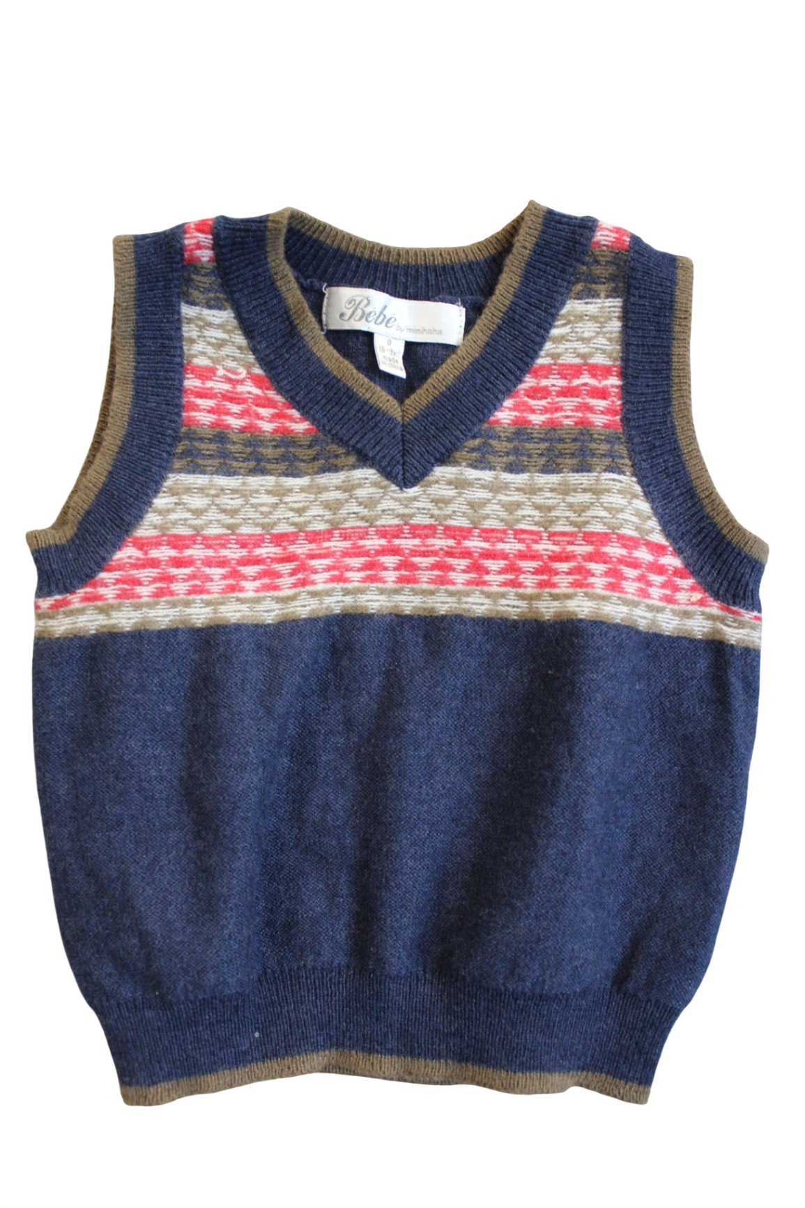 Bebé by minihaha Vest, Navy, 0 (6-9m)