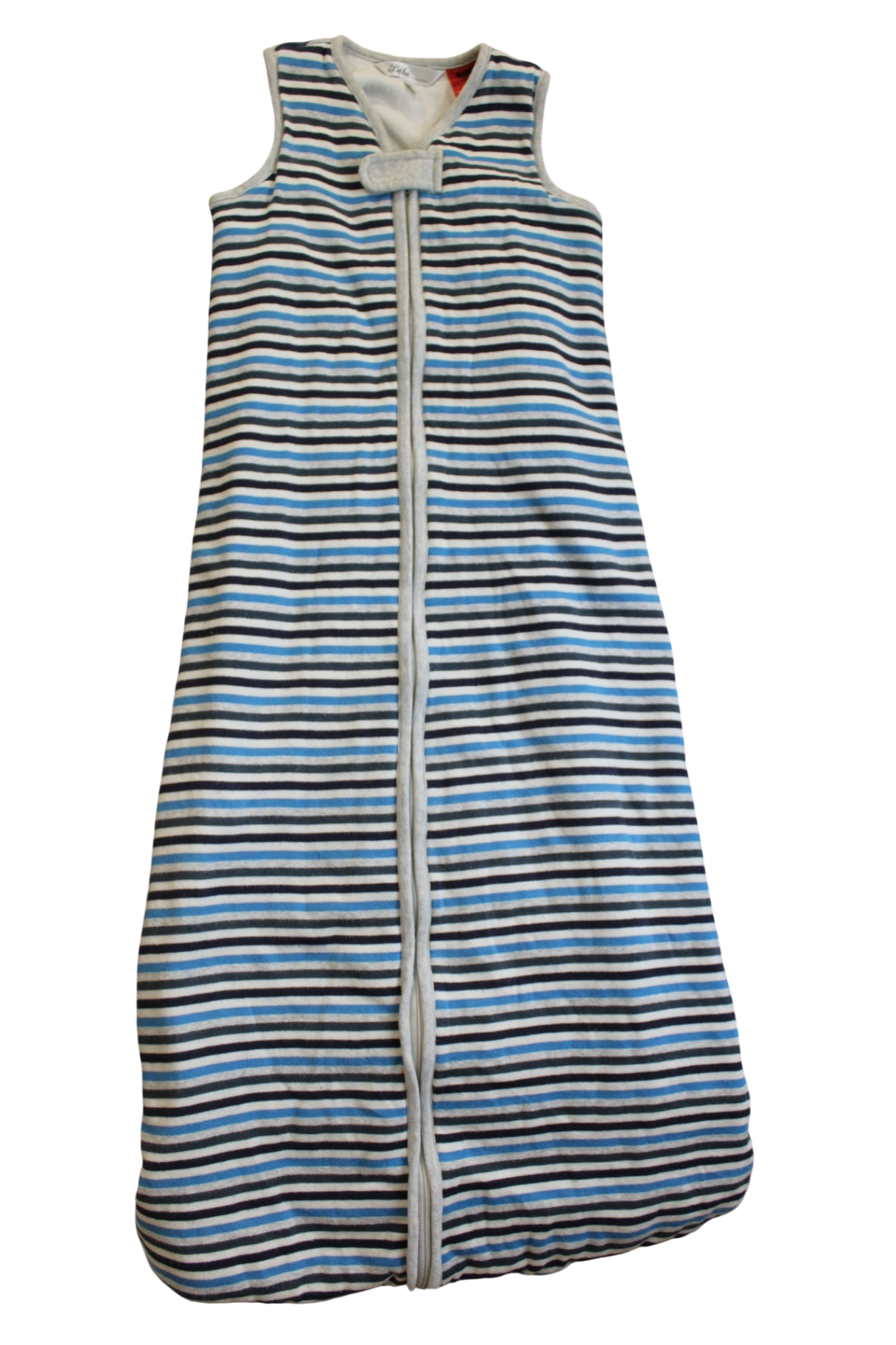 Bebe by Minihaha Sleeping Bag, white/blue/grey stripe, 18-36m
