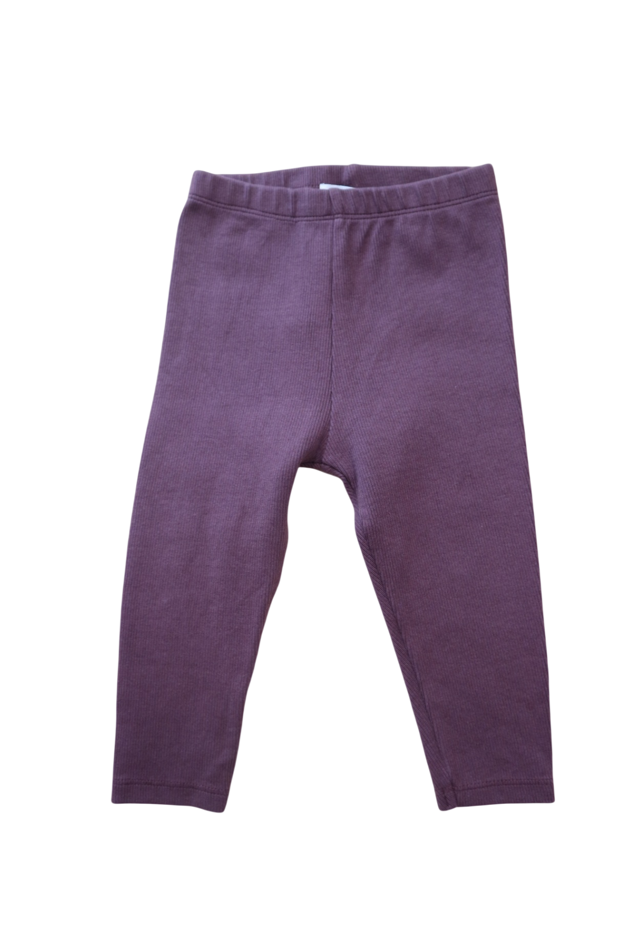 Purebaby Knit Leggings, Purple, 0