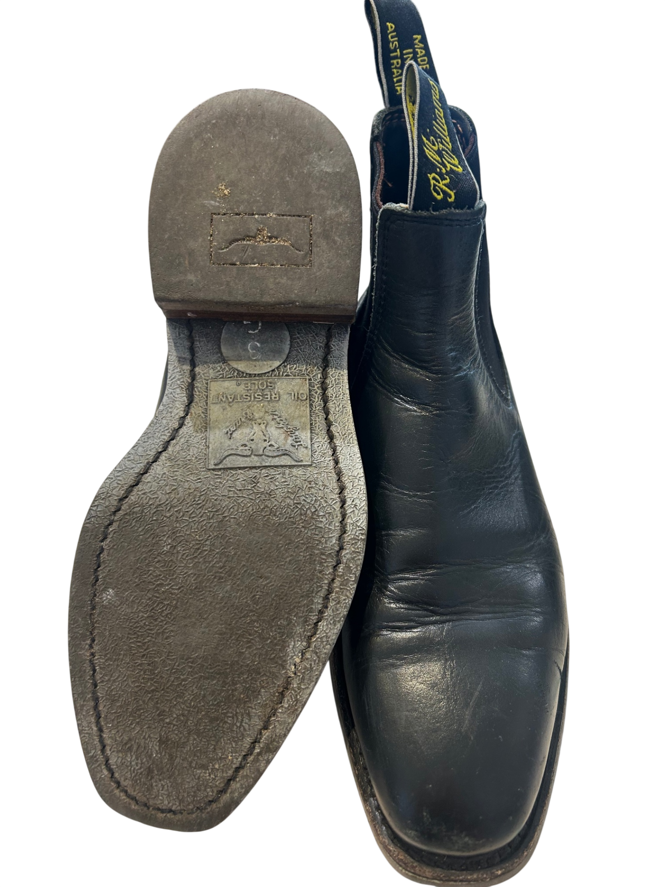 R.M. Williams Boots, Black, UK 3/ EU 35
