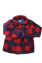 Milkshake Jacket, Red, blue and burgundy, 8