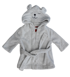 Baby Sheridan Dressing Gown, Off white/grey, 1