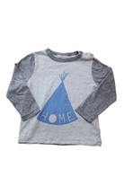 Country Road Long-Sleeve T-Shirt, Grey and Blue, 2