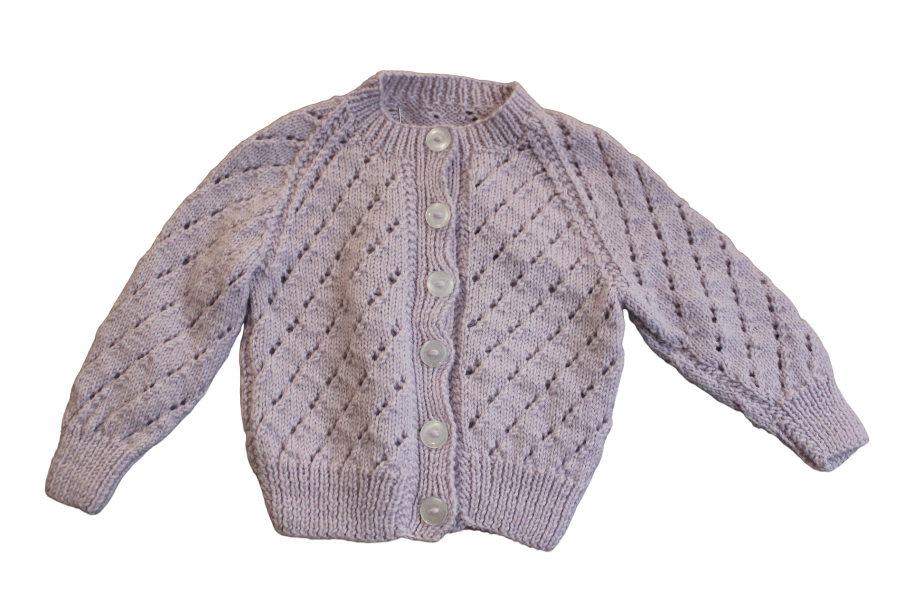 handmade Cardigan, Lilac, 00?