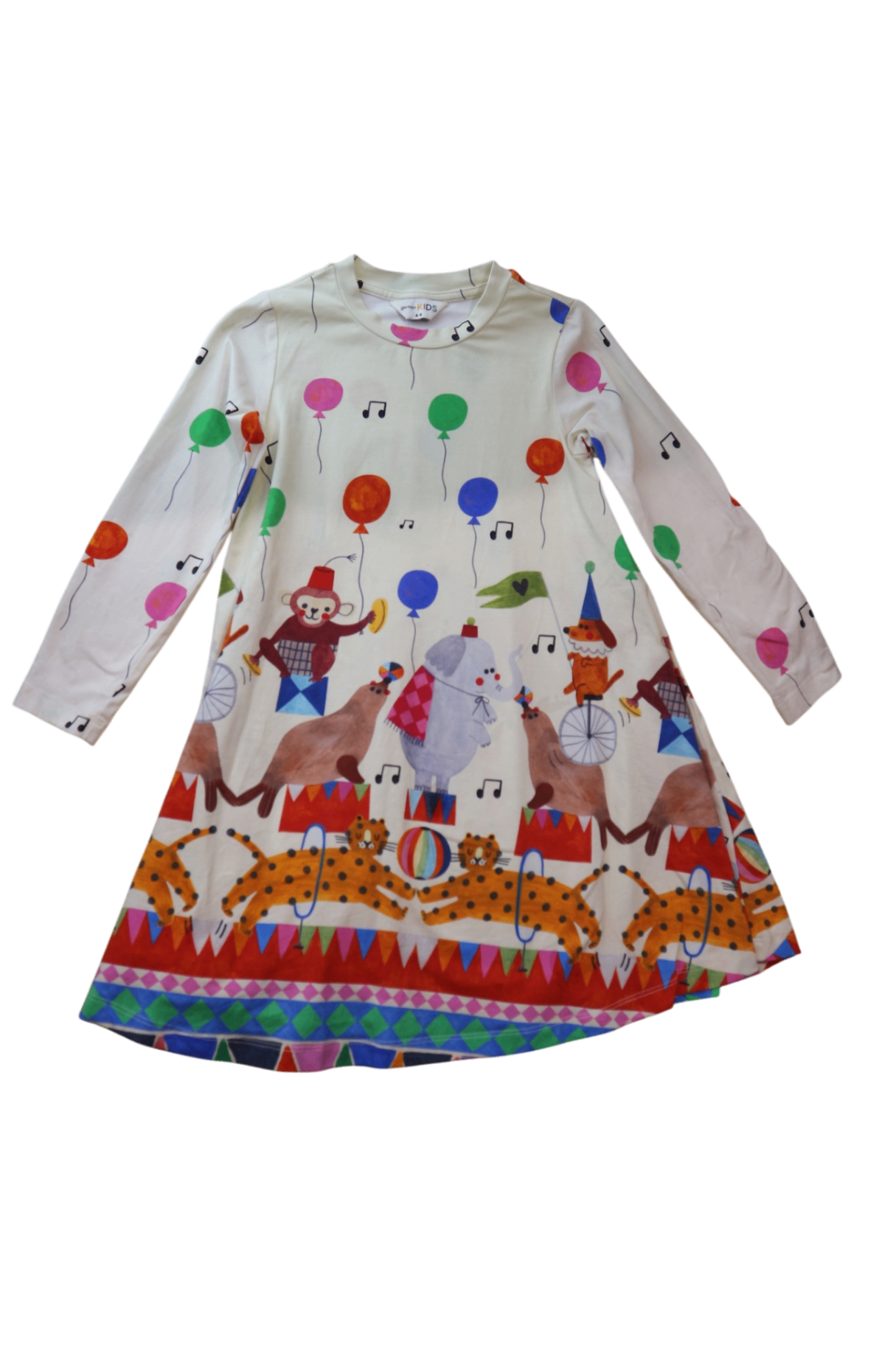 Gorman Playground Dress, Multi Circus, 4-5Y