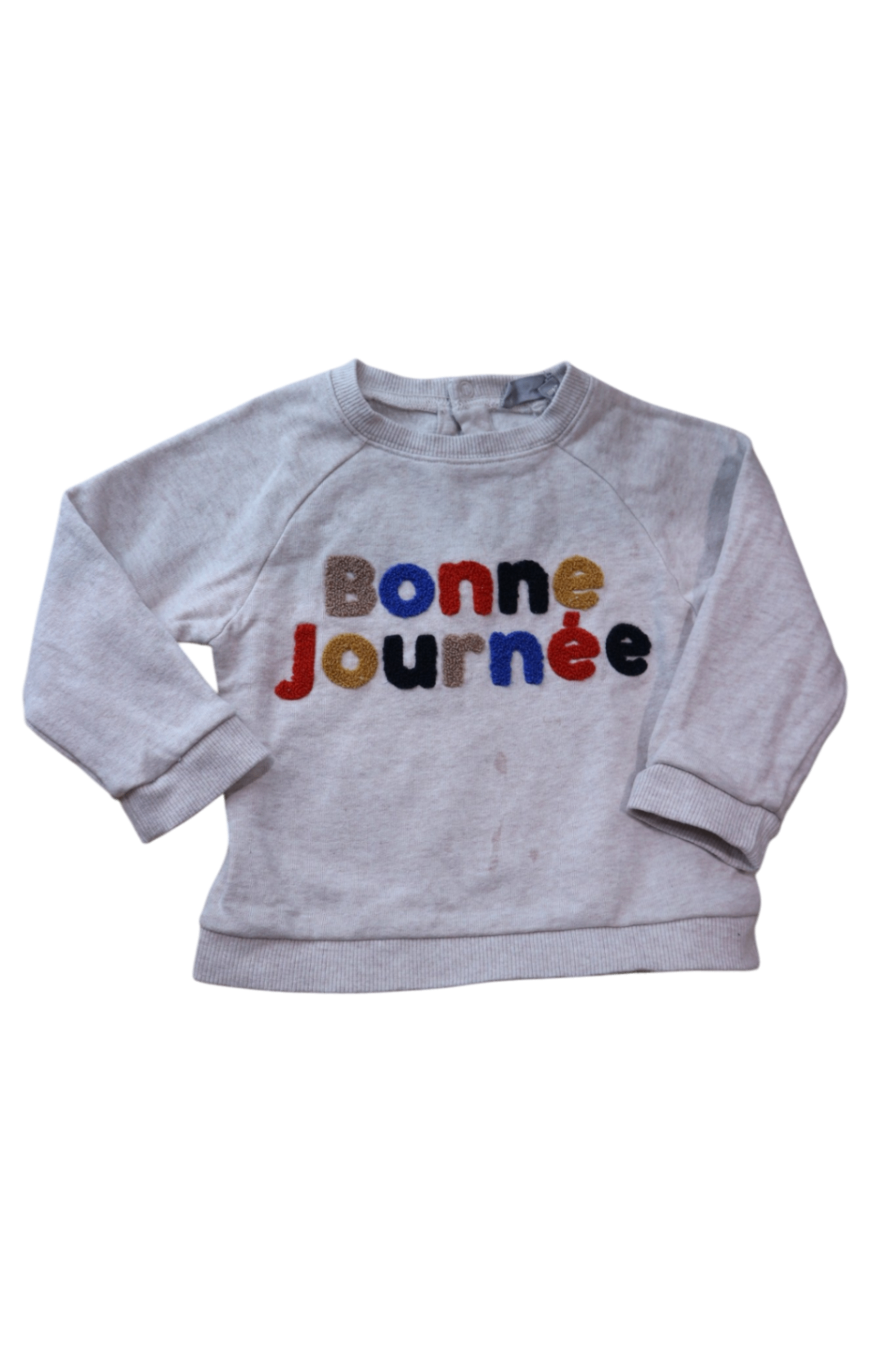 Bout' Chou Jumper, Light Brown Marle, 24M