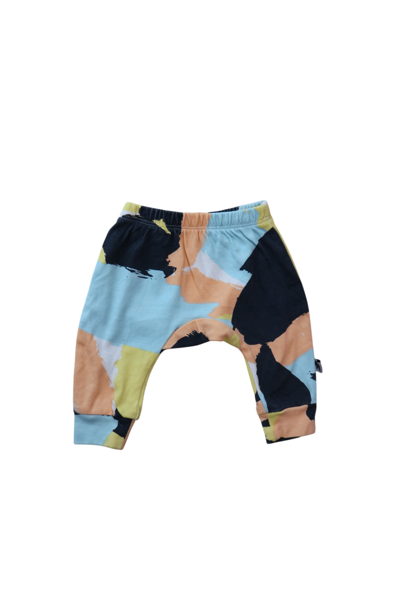 Milk & Masuki Leggings, Multicolour with navy, light blue, peach and yellow, 000