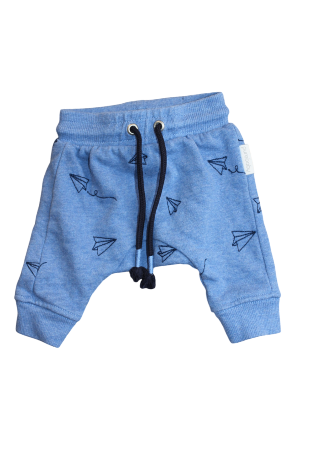 Purebaby Pants, Blue, 0000