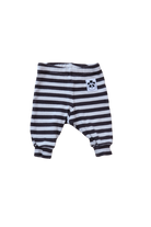Mini Rodini Leggings, Brown Cream Stripes, Newborn