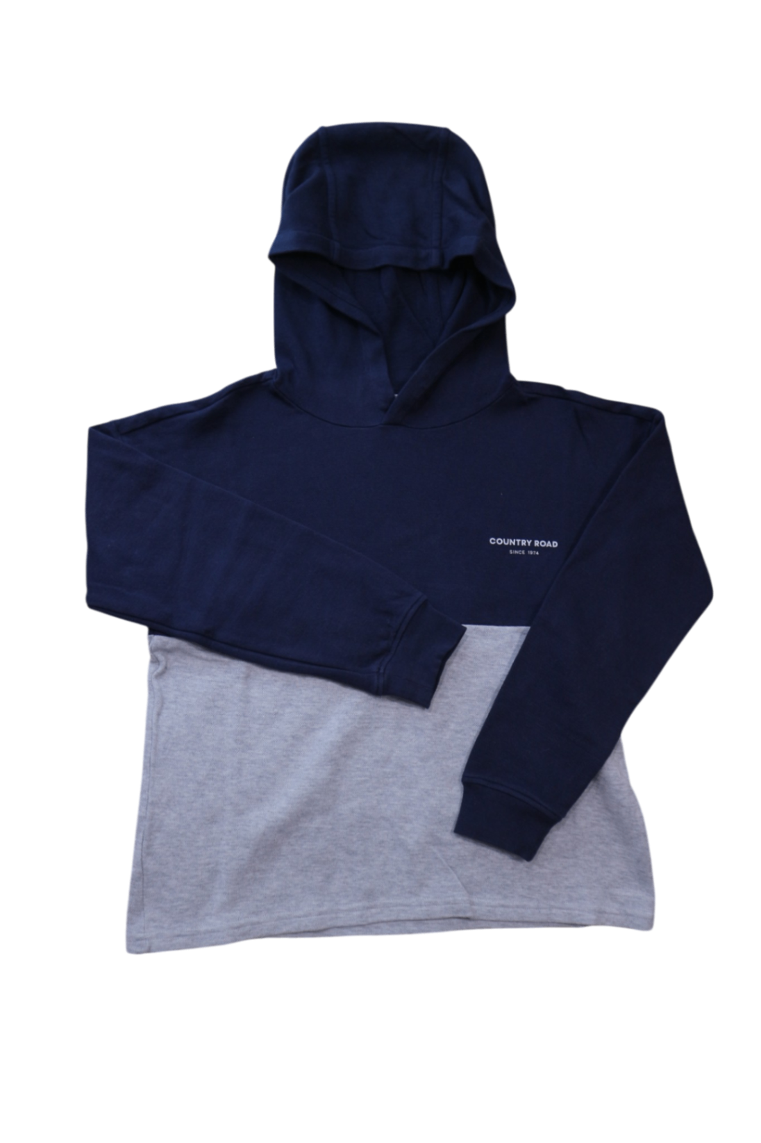 Country Road Hoodie, Navy Grey, 8