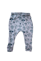 Seed Leggings, Grey w Green Mushrooms, 1