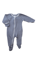 Purebaby Jumpsuit,navy/White Stripes, 0000
