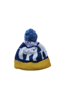 Gorman Playground Beanie, Blue Yellow Polar Bear, S/M