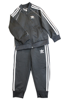 Adidas Tracksuit Set, Black, 2