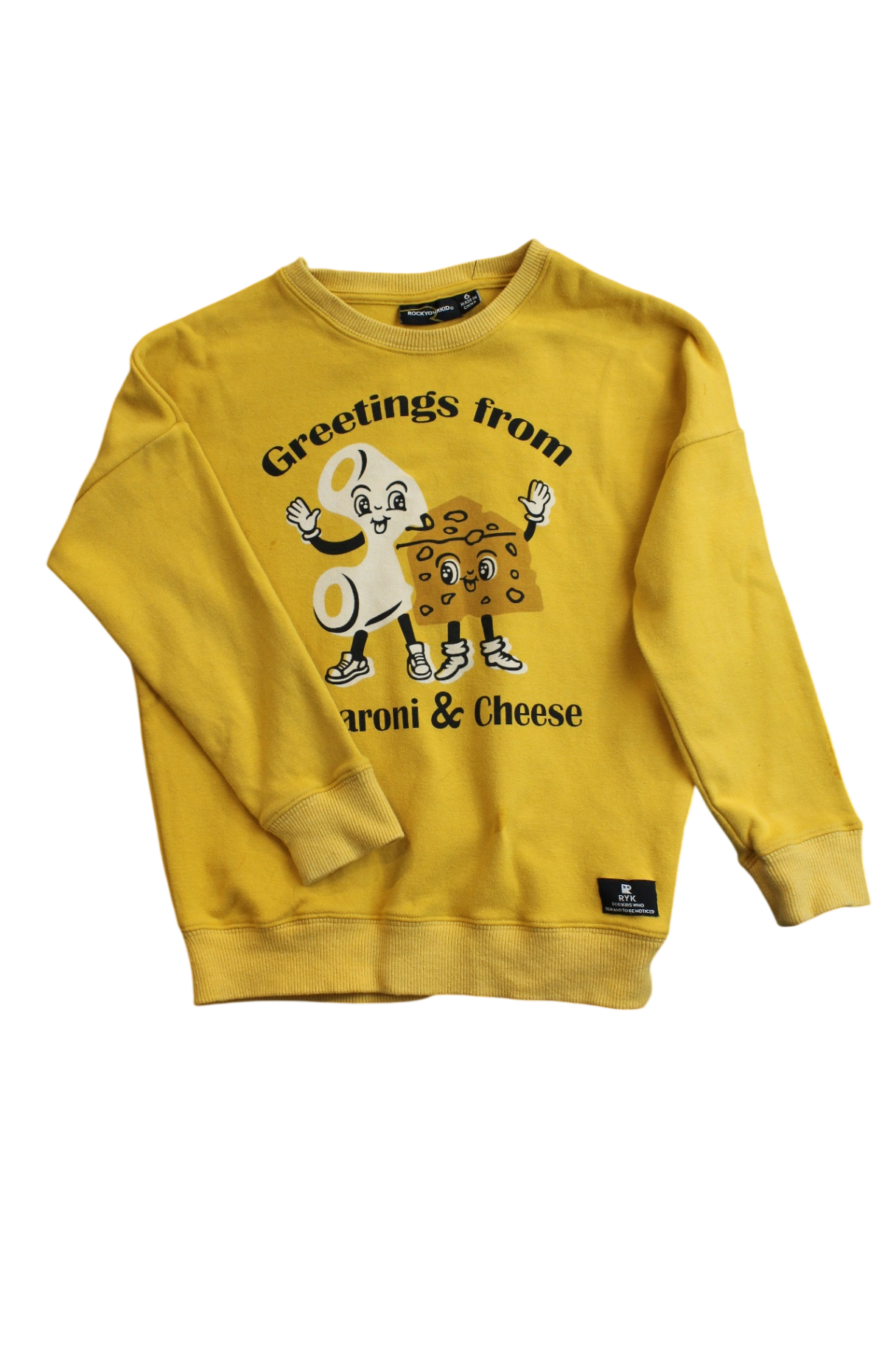 Rock Your Kid Jumper, Mustard, 6