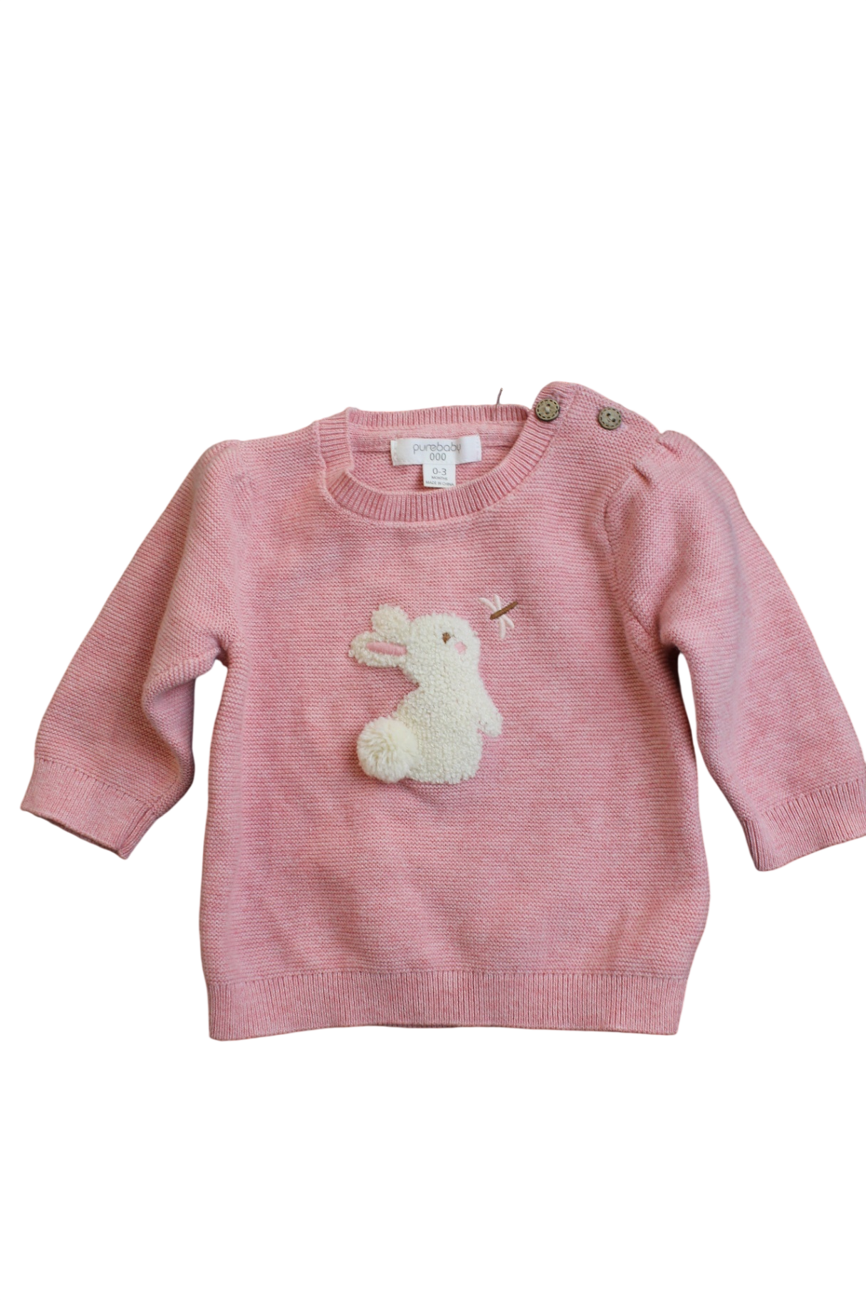 Purebaby Knitwear, Pink, 000