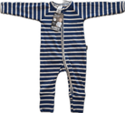 Bonds Jumpsuit, Blue and White, 00