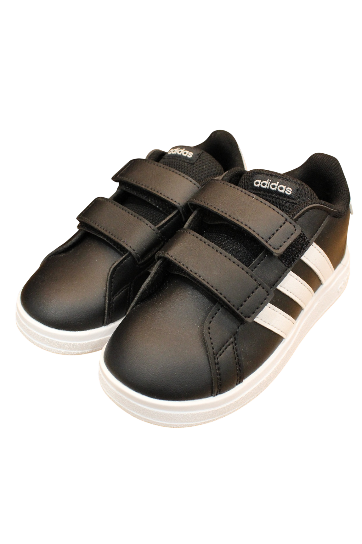 Adidas Sneakers, Black with white accents, 26
