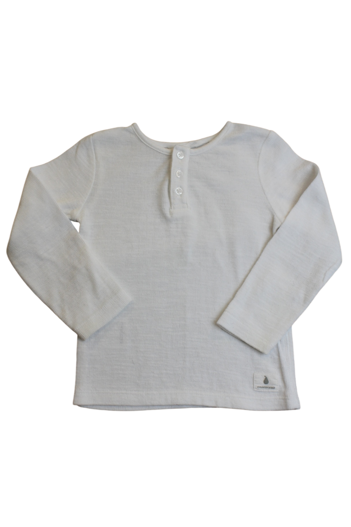 Country Road Long-Sleeve T-Shirt, White, 1