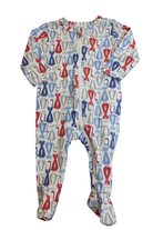 Marquise Jumpsuit, White with red and blue print, 00