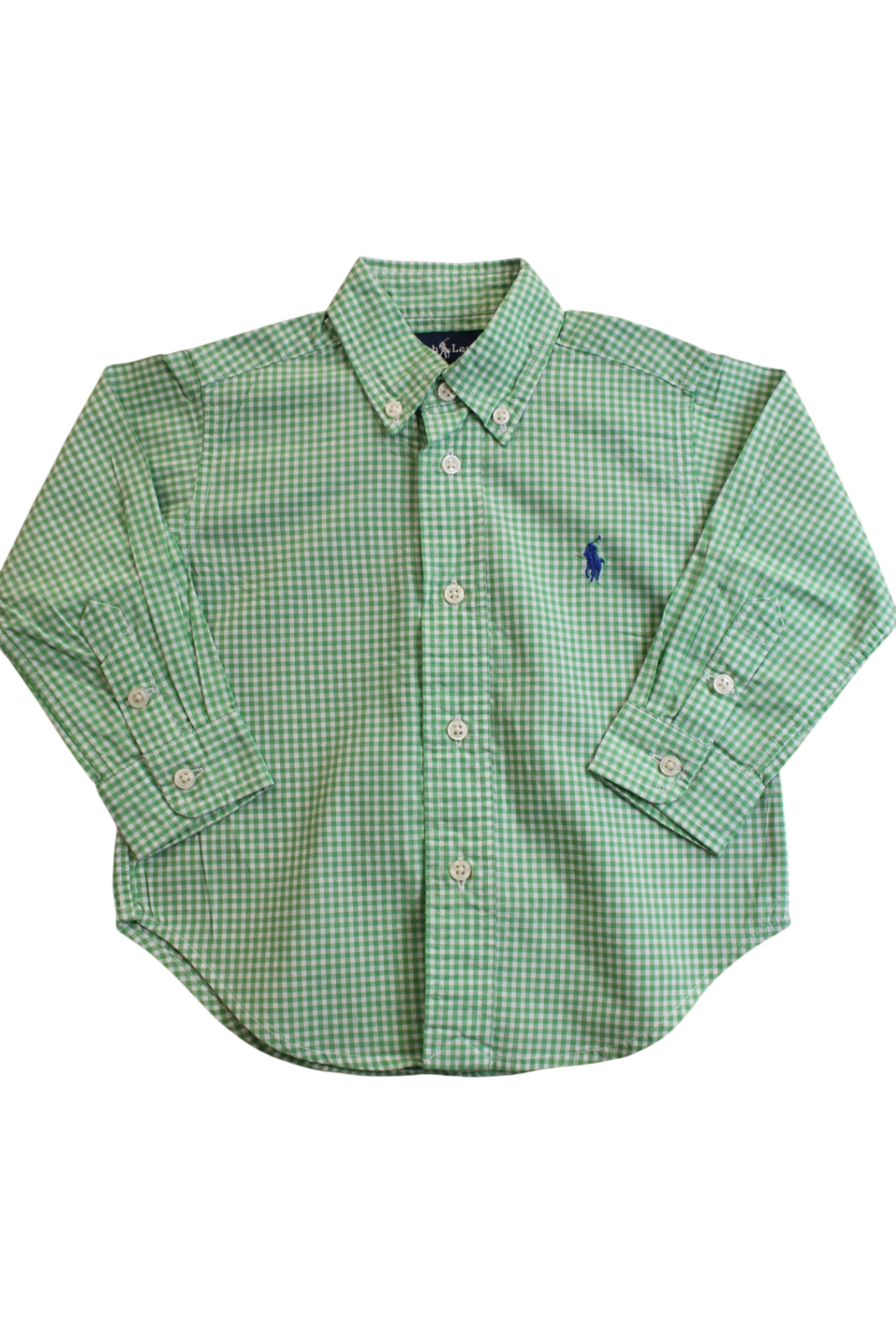 Ralph Lauren Shirt, Green gingham, 1