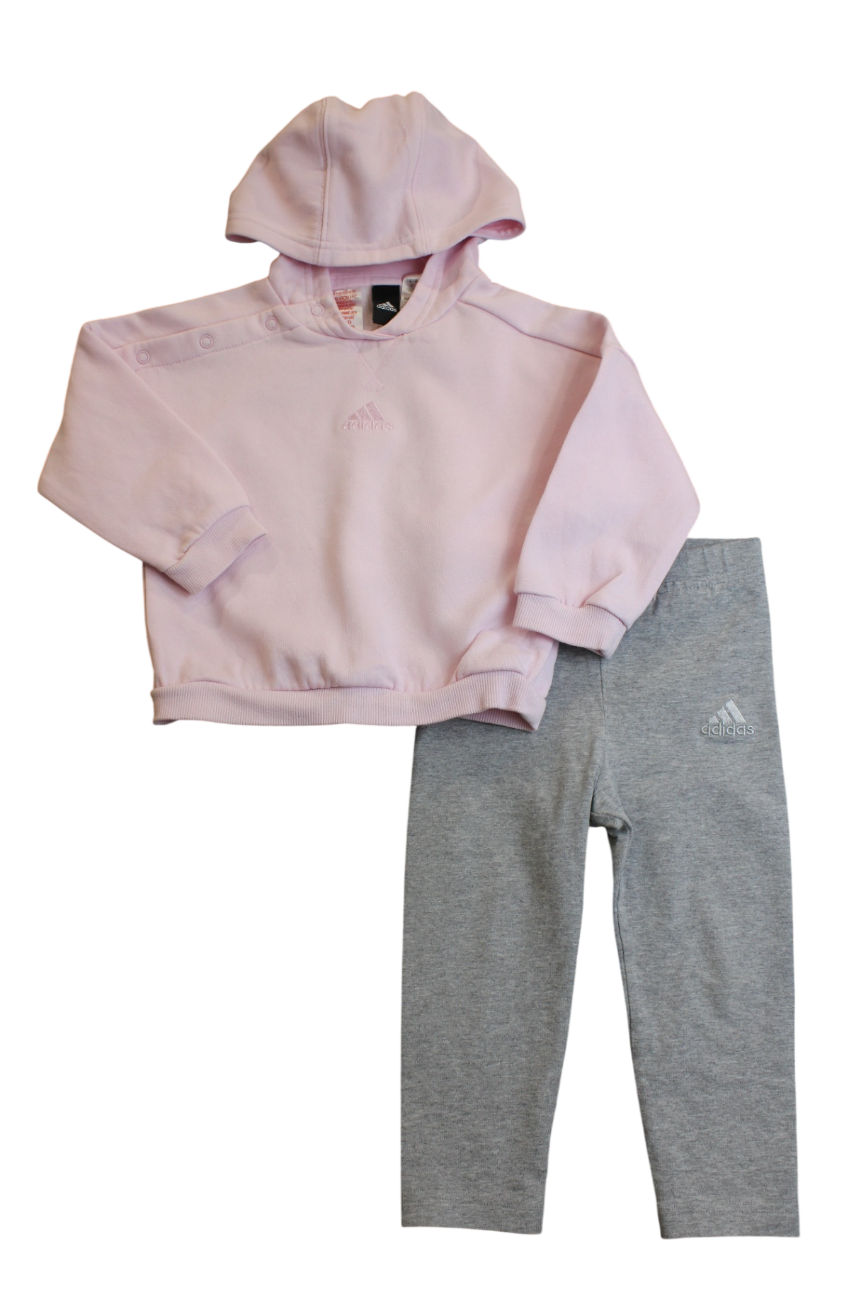 Adidas Tracksuit Set, Pink and grey, 1