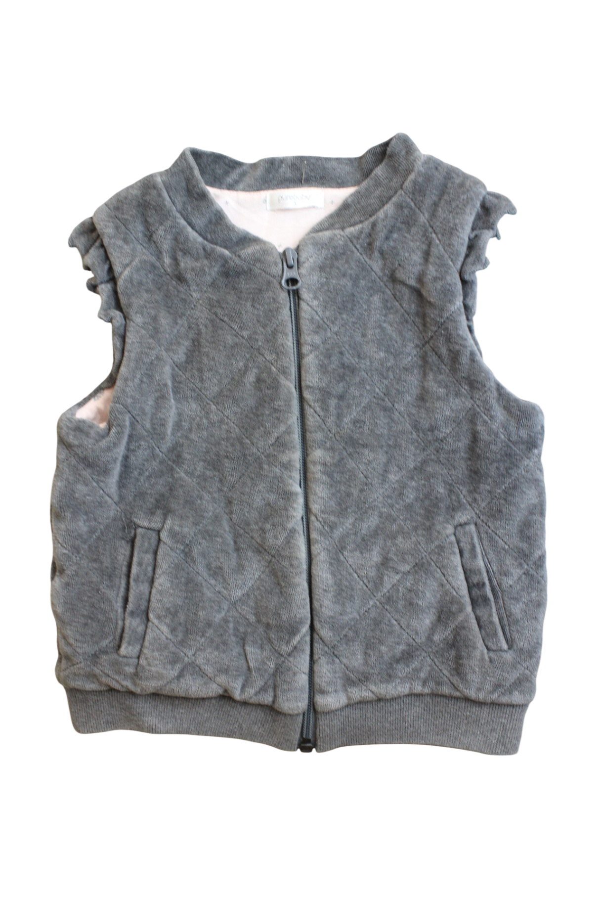 Purebaby Vest, Grey, 3