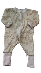 Bencer & Hazelnut Jumpsuit, Cream and brown, 000