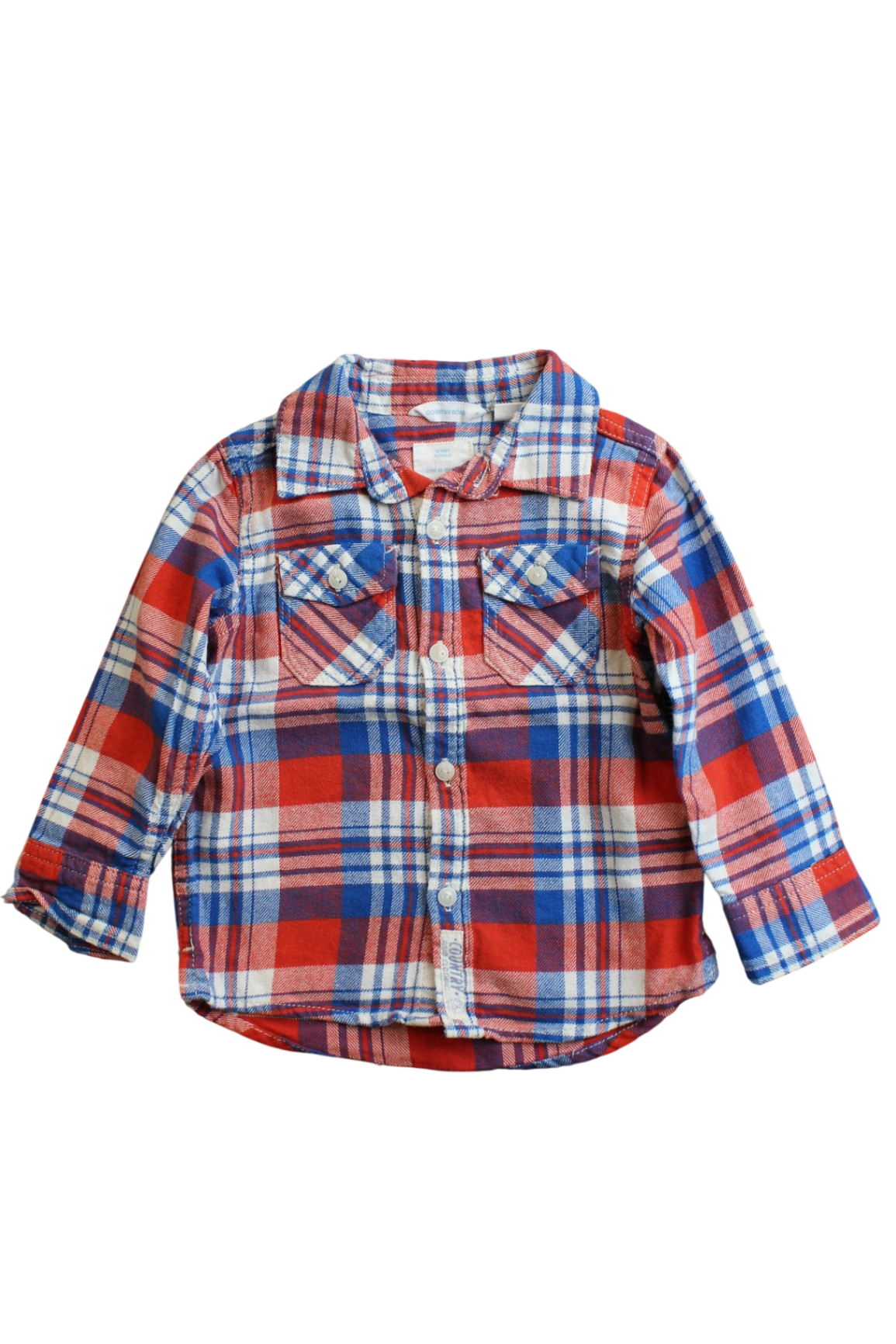 Country Road Shirt, Red check, 0